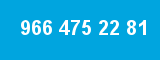 966 475 22 81 966 475 22 81